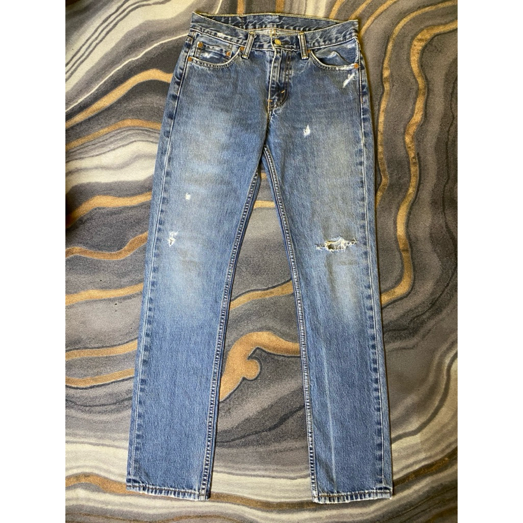 Celana Panjang Jeans Levi’s 511 Ripped Second Original