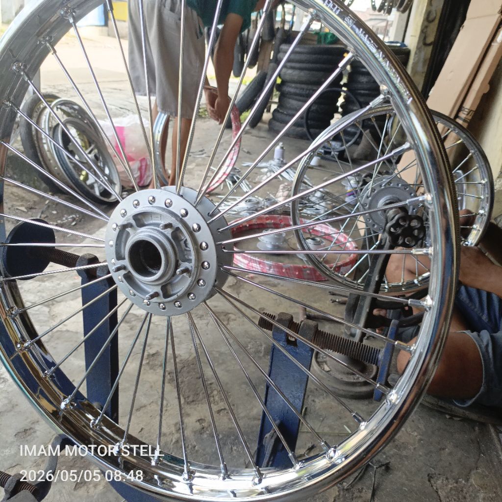 velg ring 21 Chopper siap pasang jmin presisi untuk semua motor