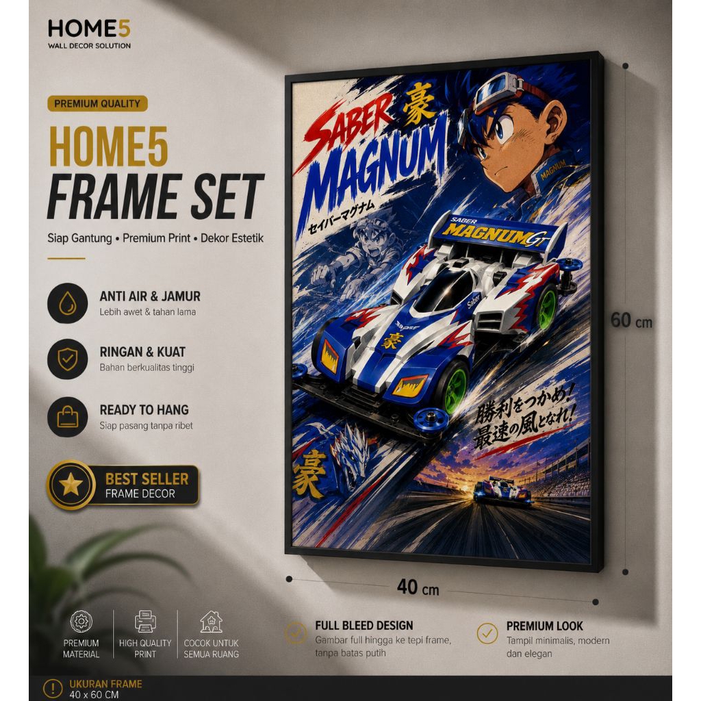 Poster Premium Tamiya Magnum Saber