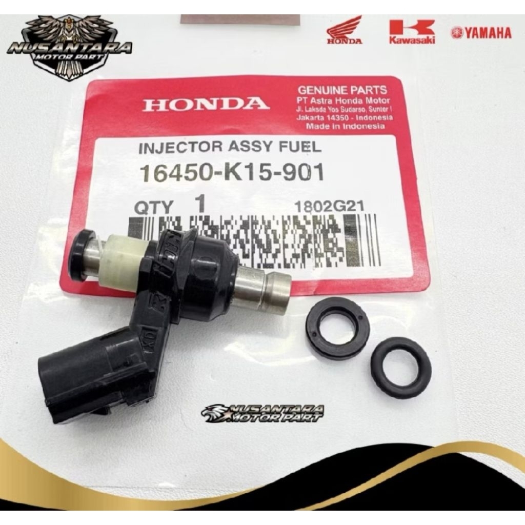 16450-K15-901 INJEKTOR HONDA 8 HOLE CB150R SONIC PCX VERZA VARIO 150 KUALITAS ORI