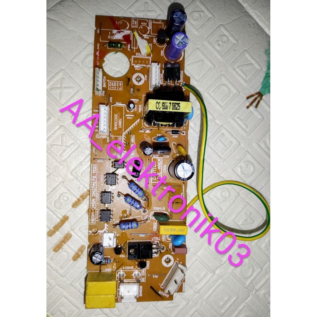 modul pcb original kulkas showcase polytron SCN228, pastikan konektornya sama
