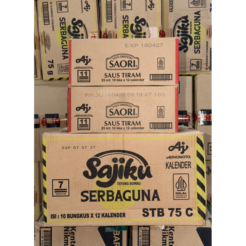 (exp 07/2027) SAJIKU TEPUNG BUMBU SERBAGUNA SAORI SAUS TIRAM 1 DUS
