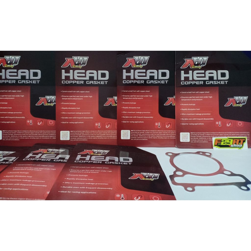 Paking Gasket Blok Boring Stroke Jupiter Mx MxKing Vixion R15 Old Xabre Aluminium Dural AH1 Racing