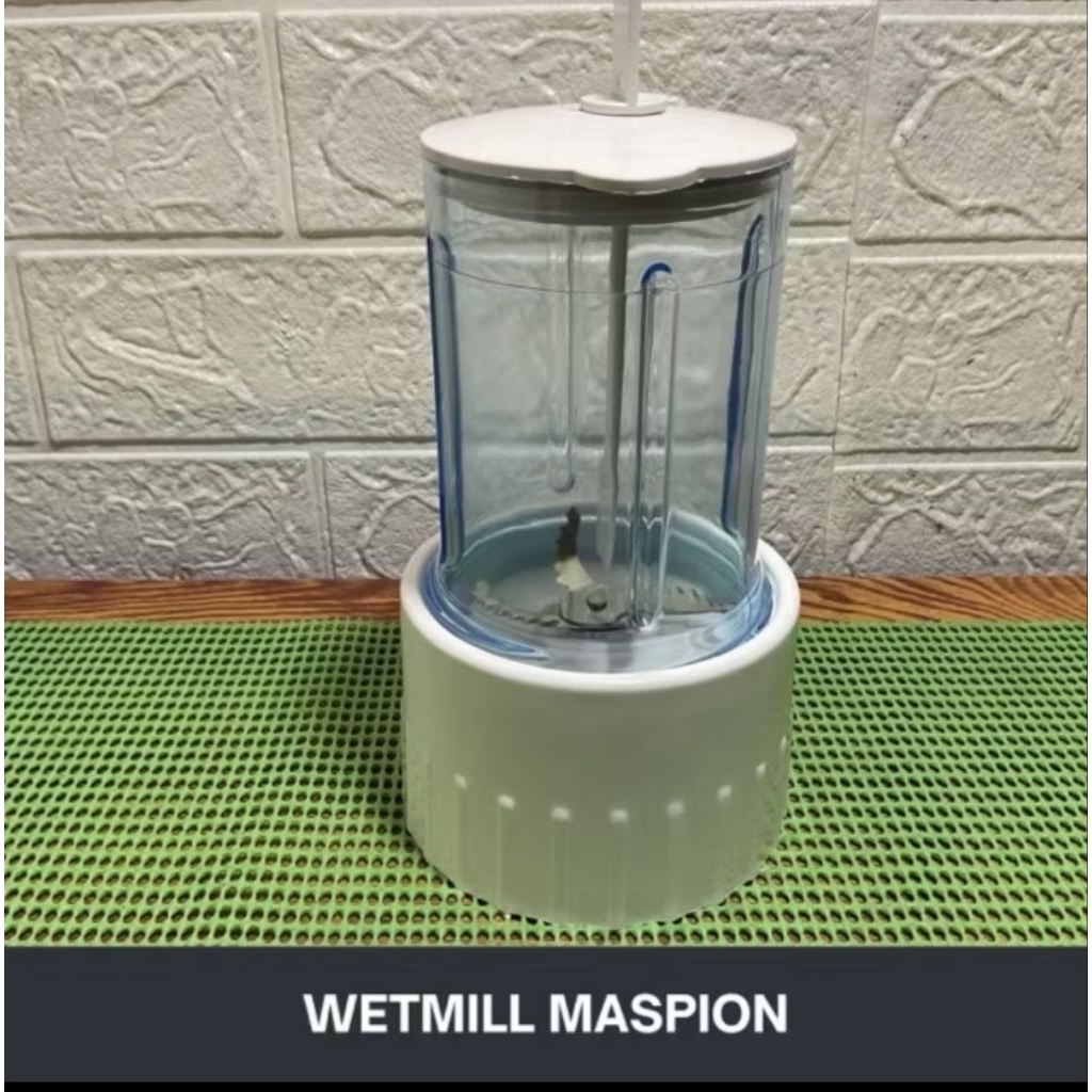 Blender Bumbu MASPION gear Plastik (WETMILL BLENDER MASPION) + BUBBLE WRAP