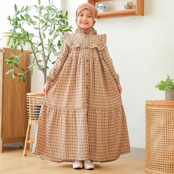 Umma.daily | HANNA Longdress | GAMIS ANAK | DRESS anak perempuan usia 3-11 tahun