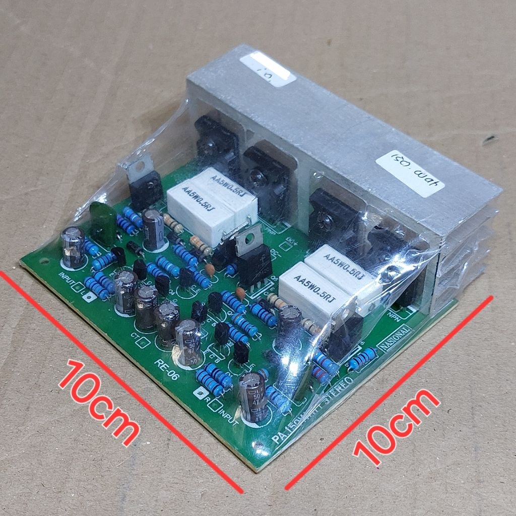 kit power amplifier OCL 150watt STEREO TIP2955 TIP3055