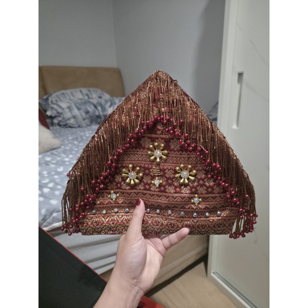 Preloved Set Sortali Pengantin Pria dan Wanita adat Batak