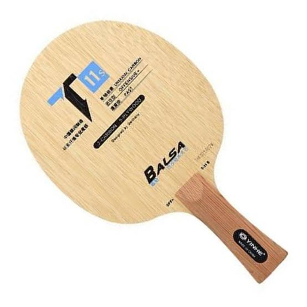 YINHE T10s KAYU BET PINGPONG 2 CARBON - 5 PLYWOOD