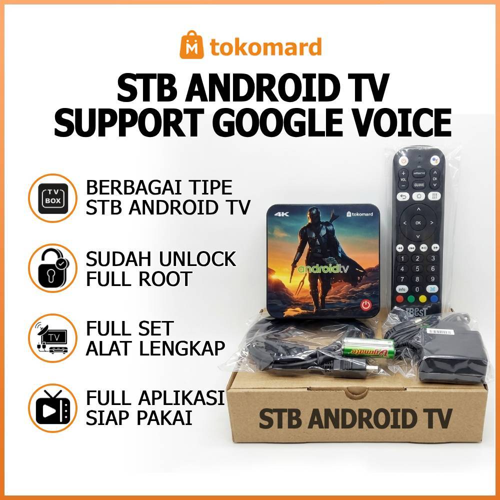STB Android TV Box Voice Desktop STB B860H V5,V1,V2, HG680FJ, HG680P, B866F, Sudah Unlock Full Root