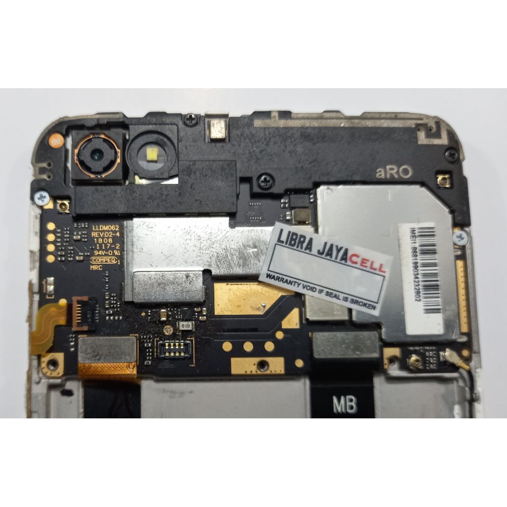 Redmi Note 5a Minus lcd pecah