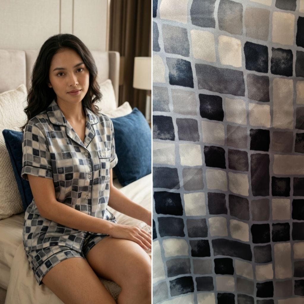 kain silk motif - kain satin silk motif - kain satin silk - kain - kain satin silk super