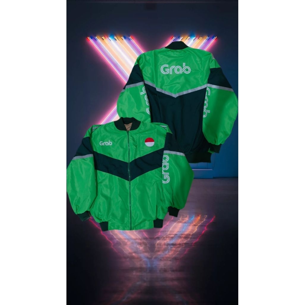 Jacket Ojol Gr33b Bomber Baseball versi ke2