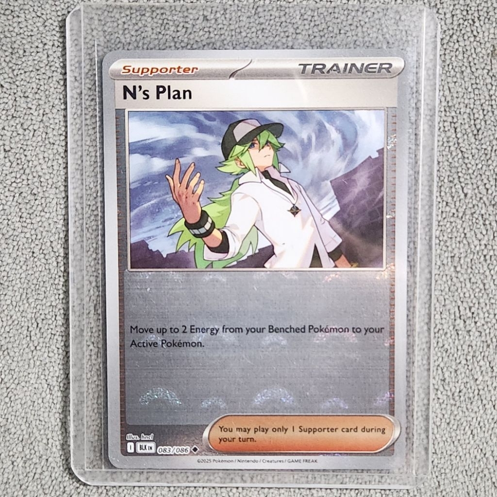 N's Plan Pokemon Card EN [Pokeball] - Original TCG BLK en Kartu English / Inggris