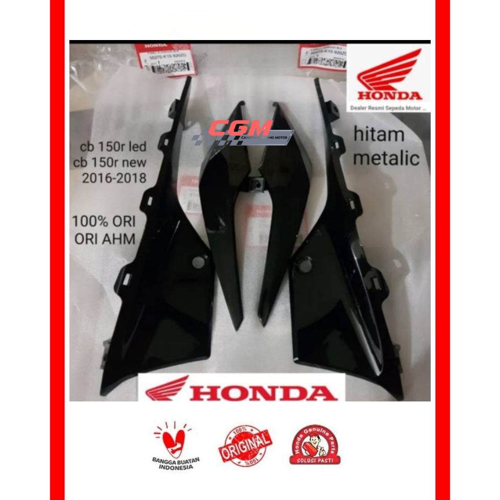 Cover panel shroud cover kupingan lampu kupingan lampu cb 150r led cb 150 new ori ahm