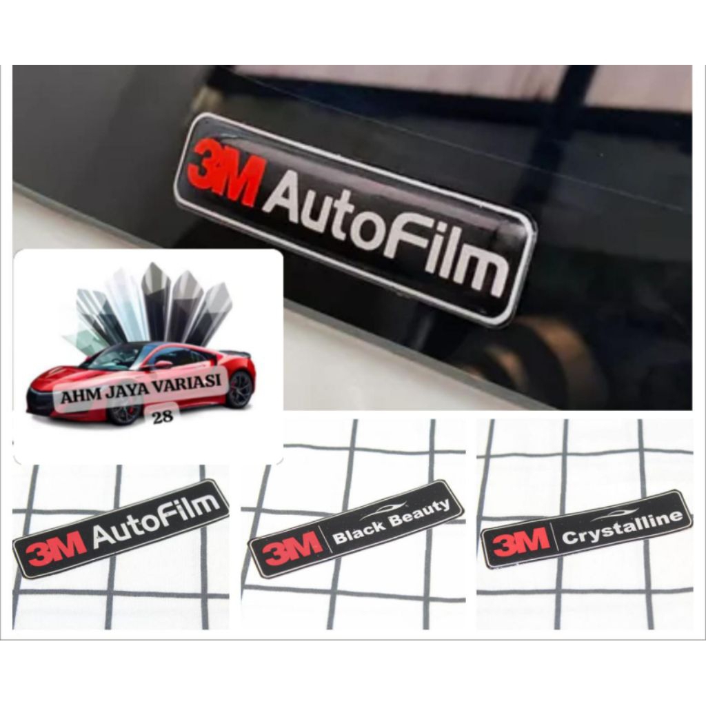 Stiker timbul 3M black beauty