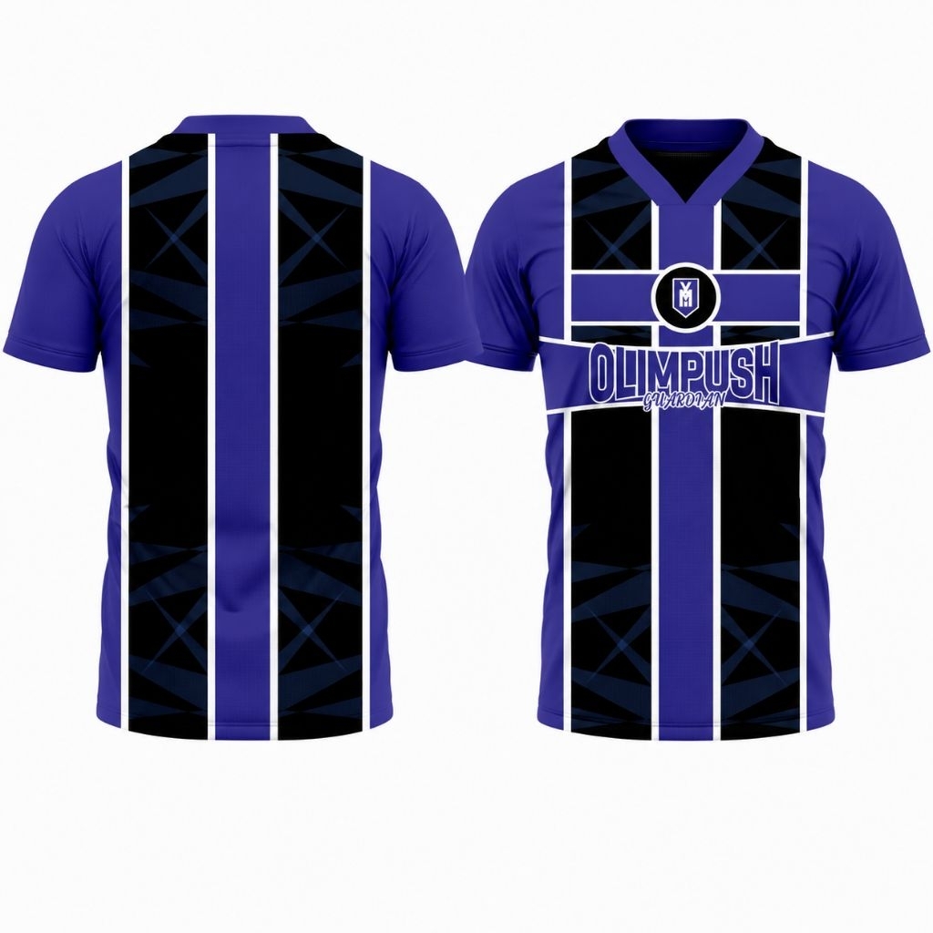 JERSEY OLAHRAGA/OUTDOOR FULL PRINTING KERAH V NECK