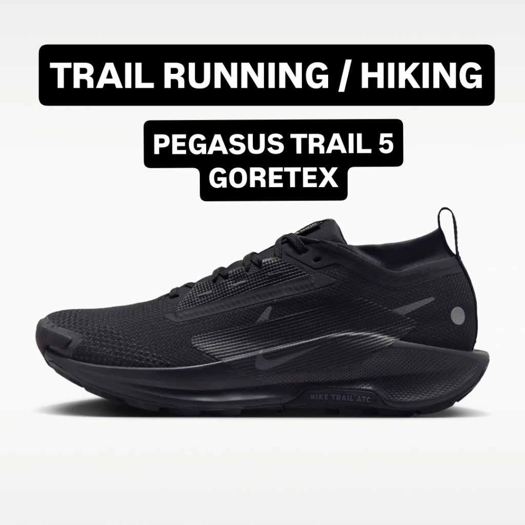 SEPATU TRAIL RUNNING PEGASUS TRAIL 5 GORETEX SEPATU HIKING GTX SEPATU OUTDOOR SEPATU GUNUNG GORETEX 