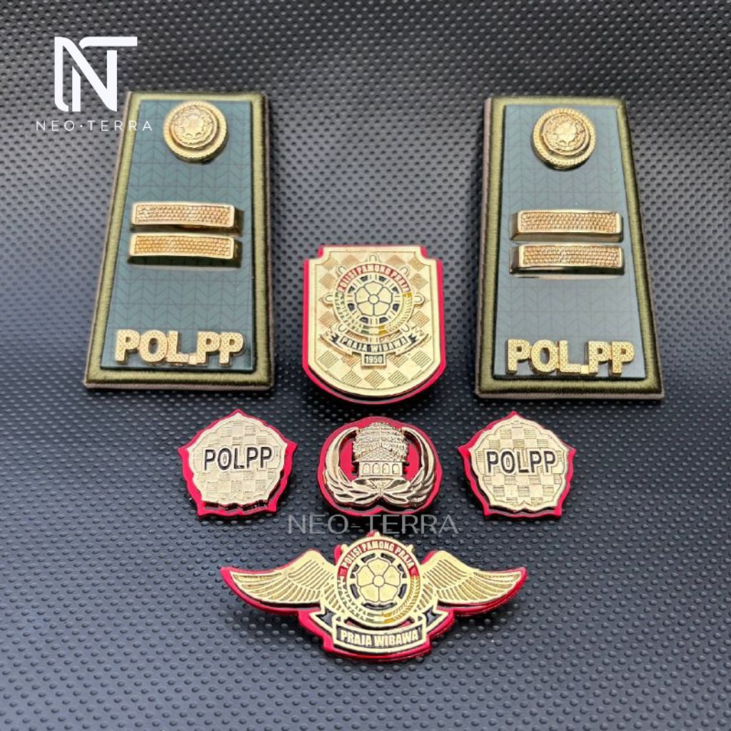 Set Lengkap Pangkat PDh Satpol-PP Golongan 3B Premium Delta Original