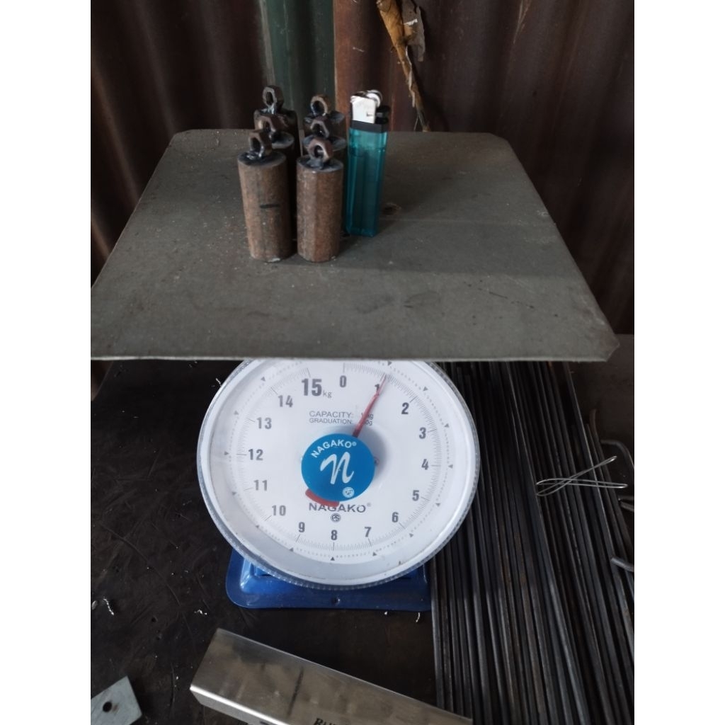 bandul pancing besi pemberat pancing isi 6pcs