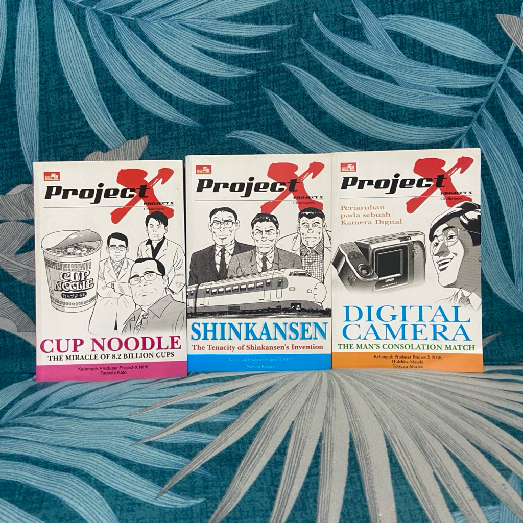 Komik Project X Challengers Cup Noodle Shinkansen Digital Camera Seri Tokoh Dunia Elex