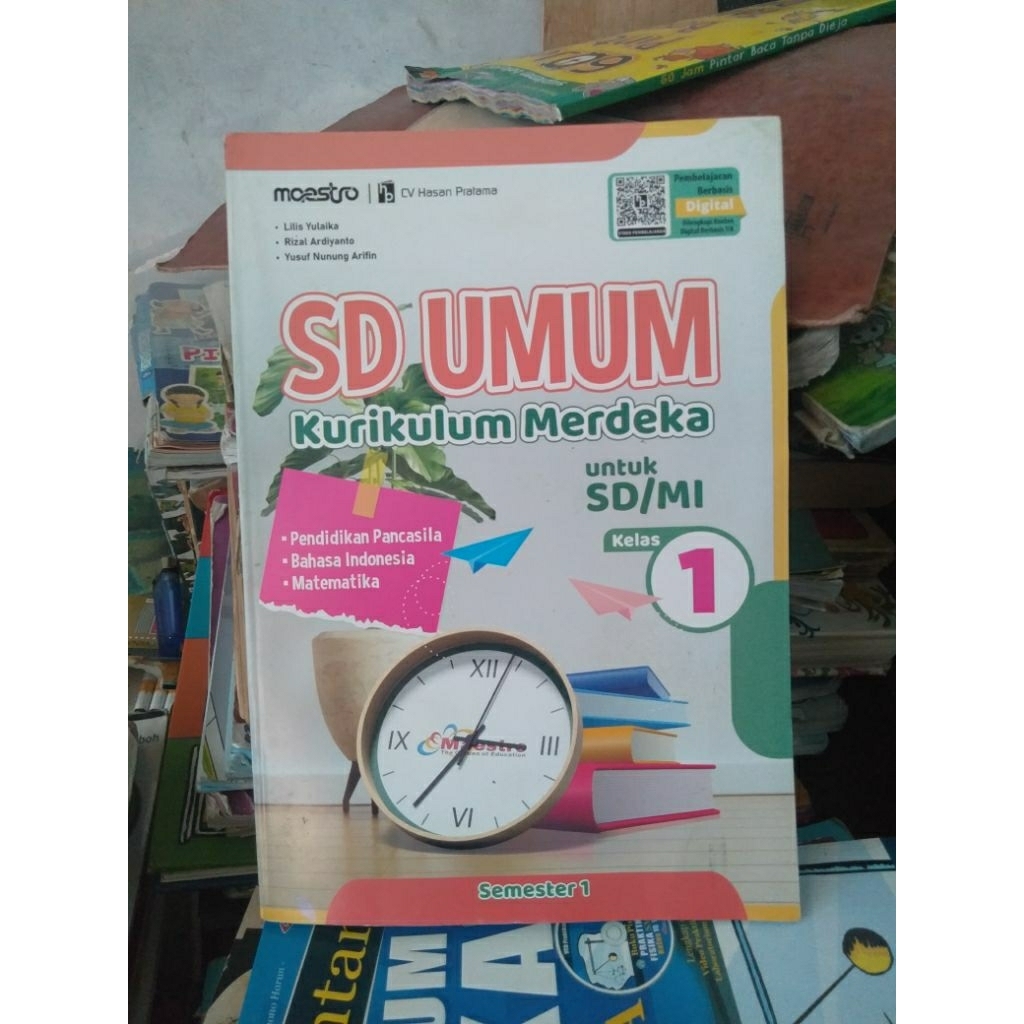 buku SD Umum kurikulum merdeka untuk sd/mi kelas 1