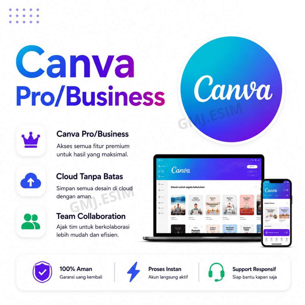 CANVA PREMIUM 50000++ TEMPLATE FULL AKSES CANVA SIAP PAKAI