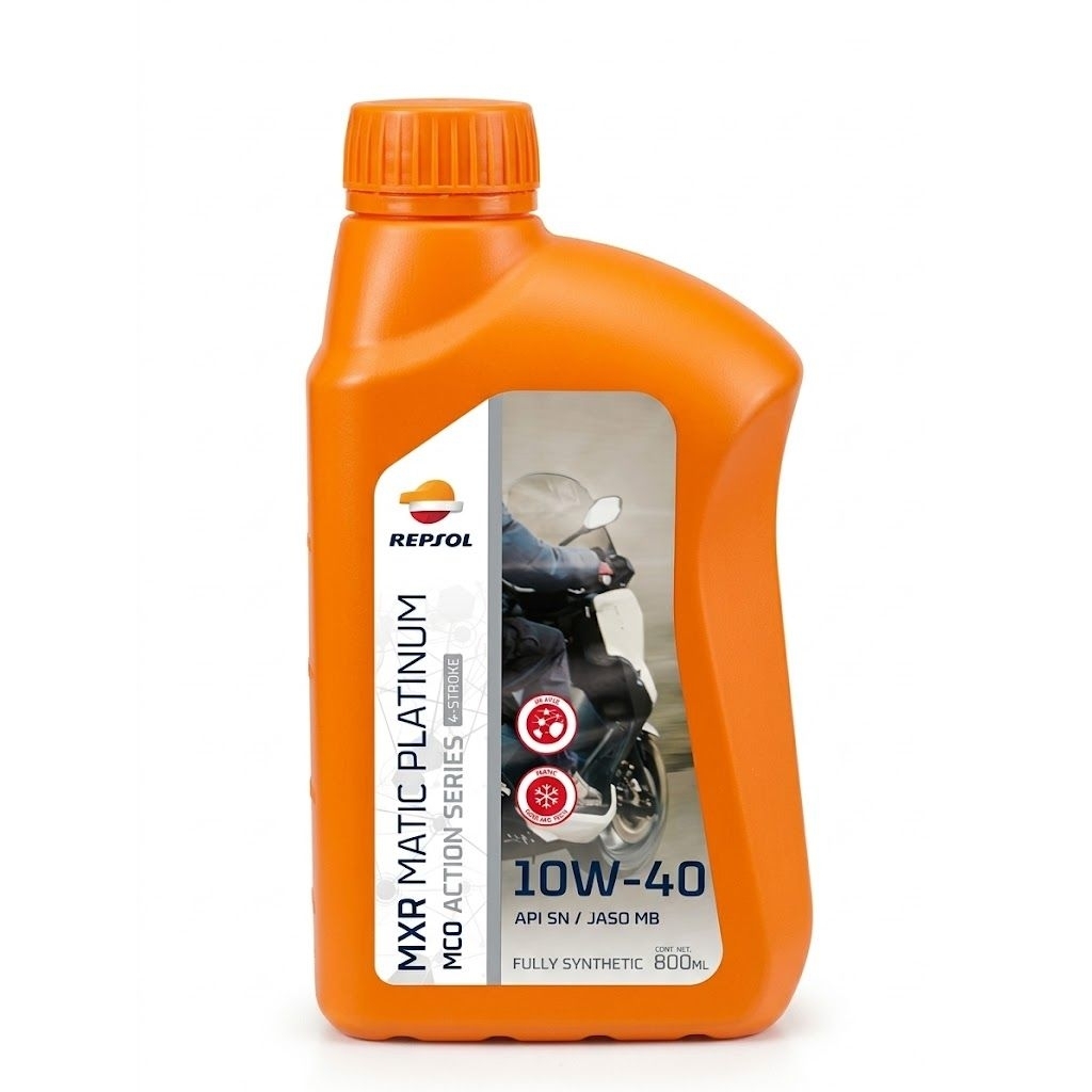 OLI MOTOR REPSOL MXR MATIC PLATINUM 10W-40 800 ML ORIGINAL