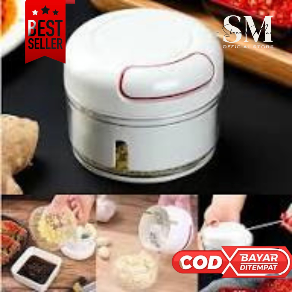 Blender Chopper Manual Penghalus Bumbu Dapur Praktis
