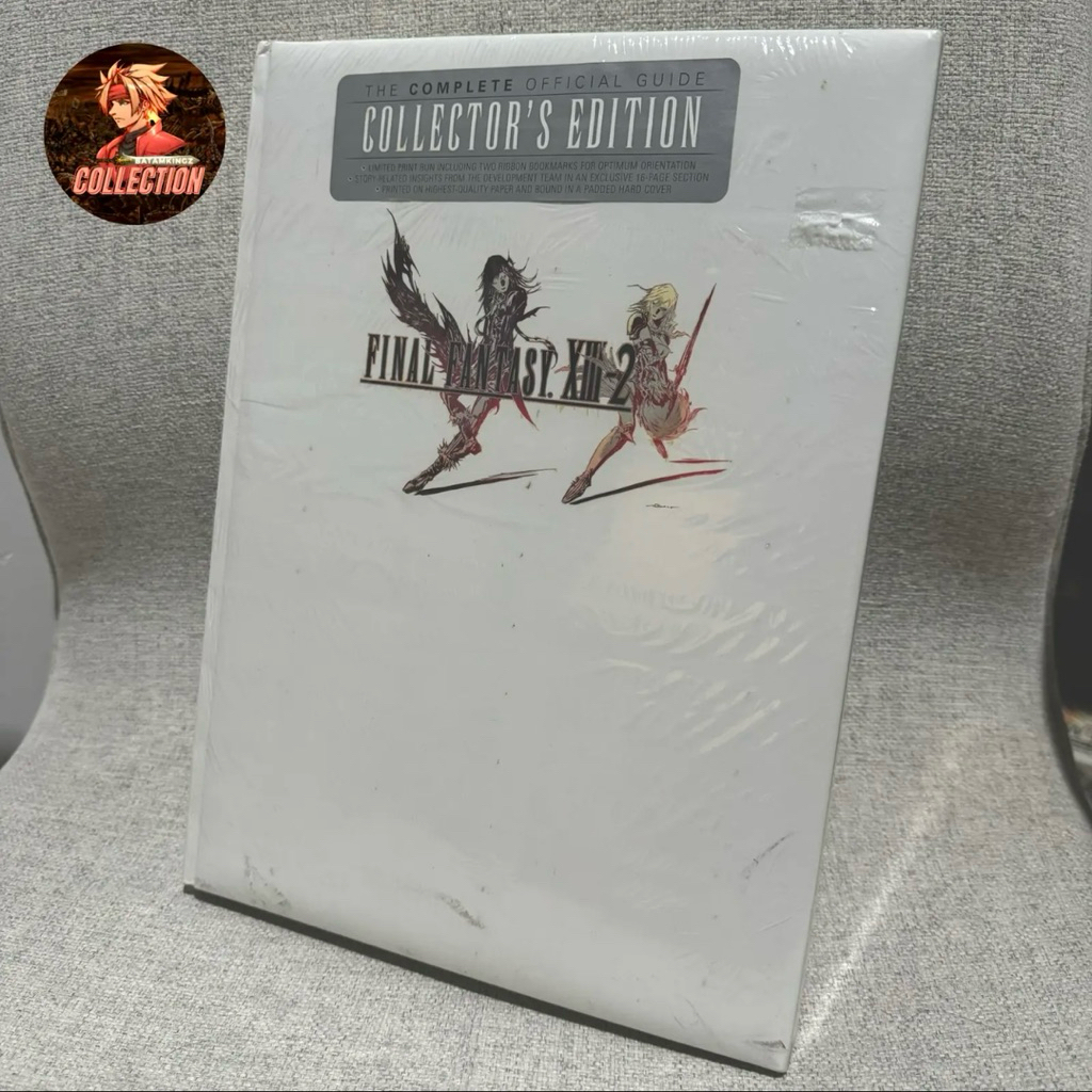 Final Fantasy XIII-2 The Complete Official Guide Collector's Edition Hardcover Guidebook Piggyback