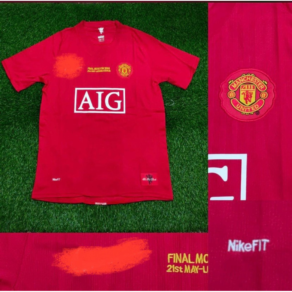 Jersey Kaos Baju Bola MU Man Mancester Manchester Utd United Home Away 3rd Third  Retro Klasik Class