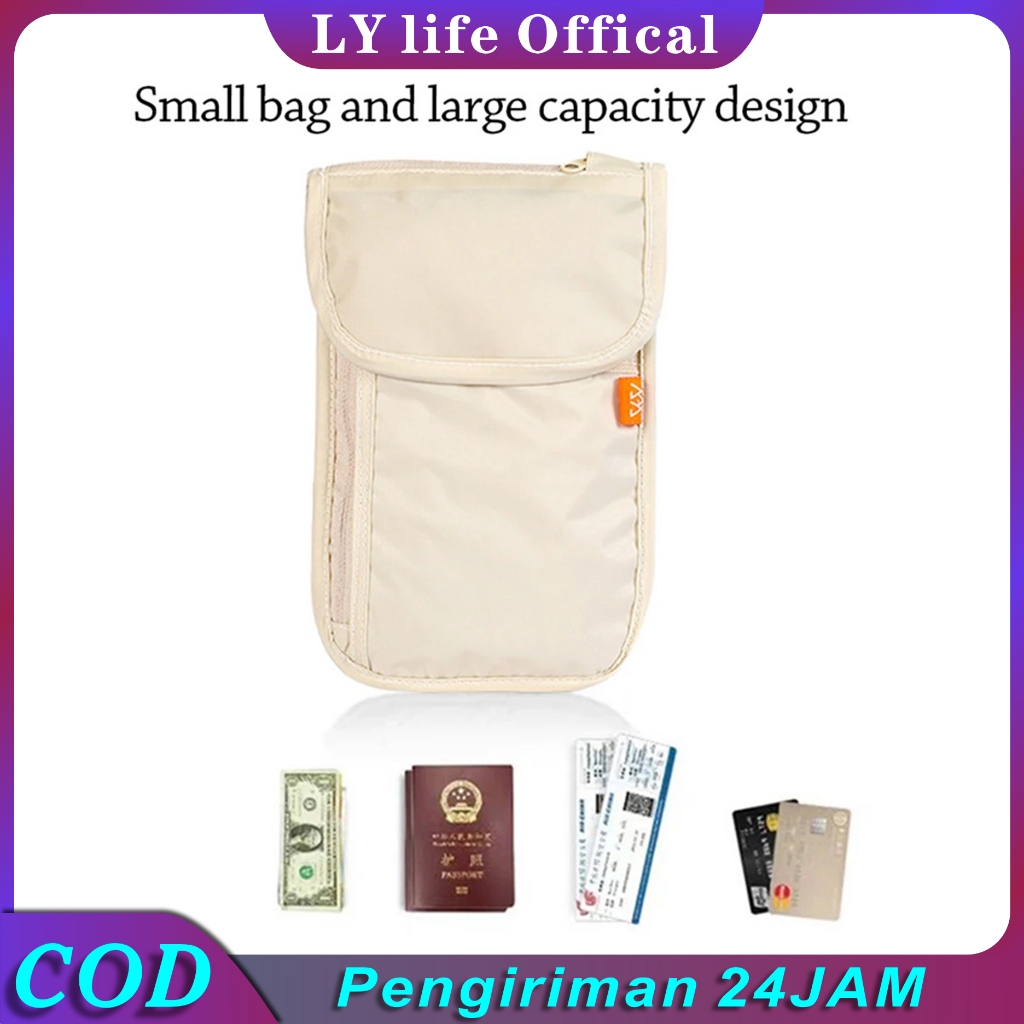Tas Dokumen Perjalanan/multifunctional Travel Document Bag/dompet Paspor Travel/dompet Paspor Dan Ti