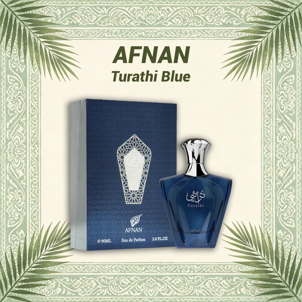 Afnan Parfum/ Afnan Turathi Blue For Men Edp 90ml/ Afnan EDP Parfum/ Parfum Pria/ Parfum Pria Wangi 