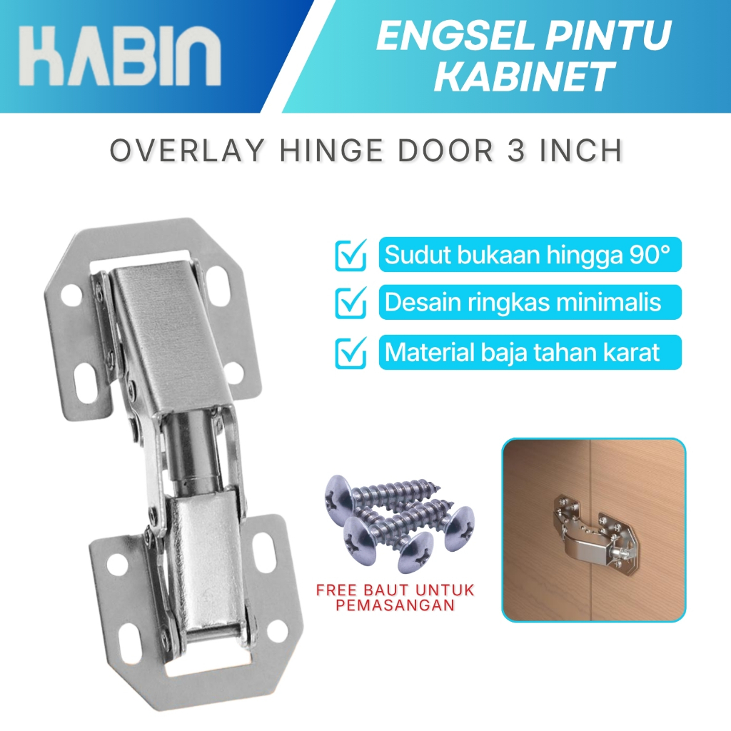 Engsel Sendok Mini 32 mm  / Engsel Pintu Lemari Kecil