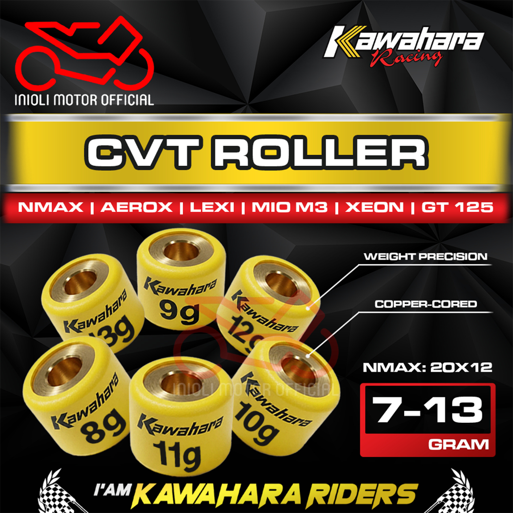 ROLLER KAWAHARA RACING AEROX 155 ALPHA NMAX 155 NEO S LEXI 125 LX 155 MIO M3 S/Z FAZZIO FREEGO FILAN