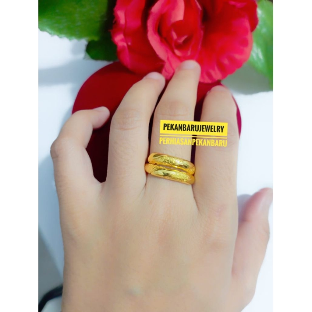 [ACC PEKANBARU] CINCIN SILIH ASIH LAPIS KRISTAL + CINCIN LAPISMAS TERLARIS