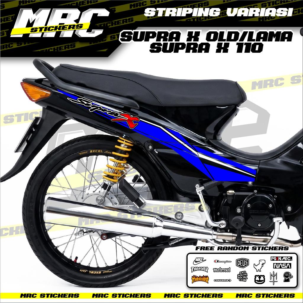 STRIPING STIKER SKOTLET VARIASI SUPRA X OLD 110 SUPRA X LAMA D2