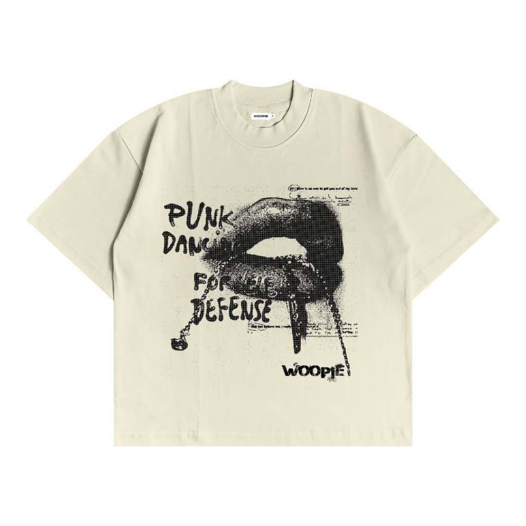 WOOPIE T-SHIRT - TS PUNK DANCING CREAM