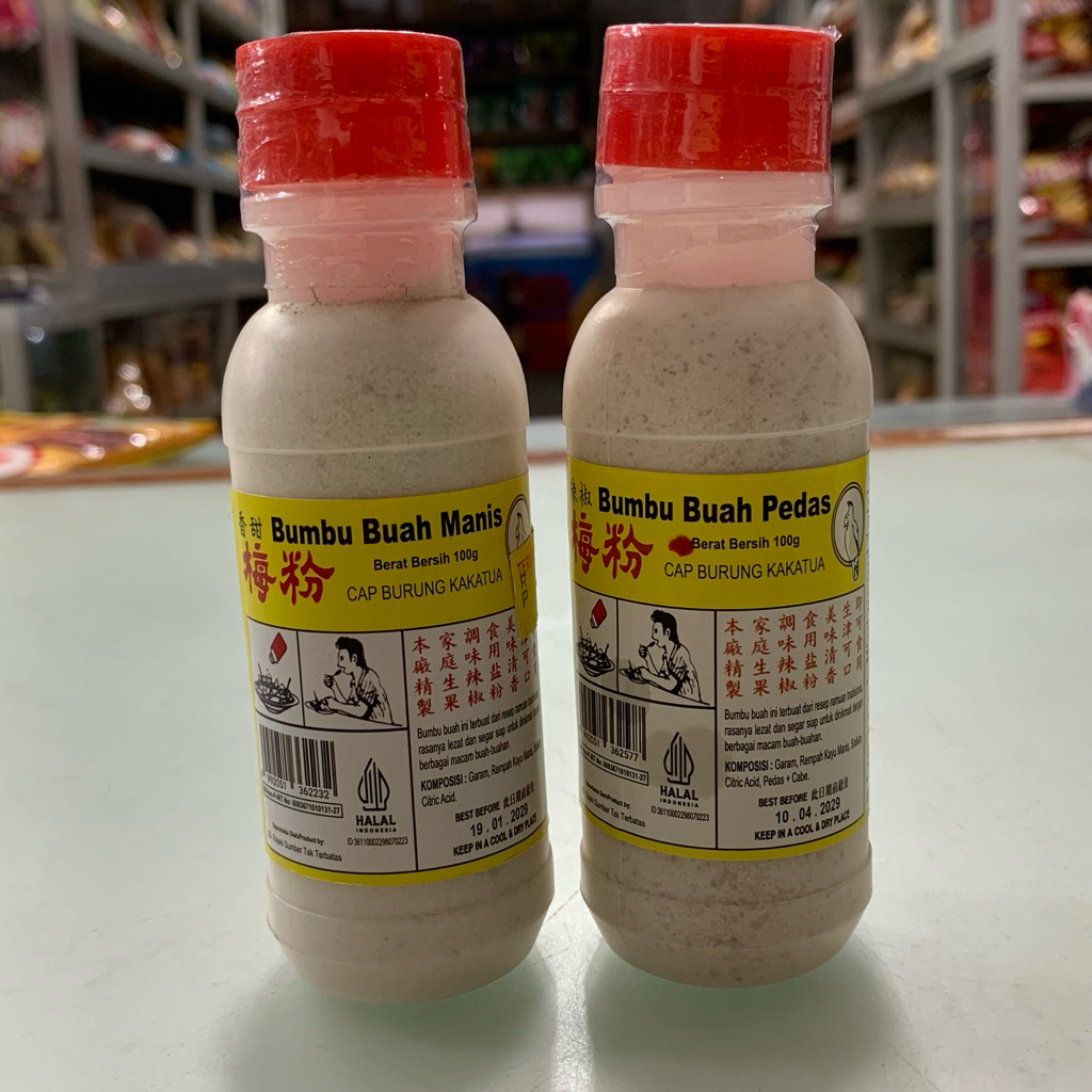 Bumbu Buah Manis & Pedas Cap Burung Kakatua 100gr