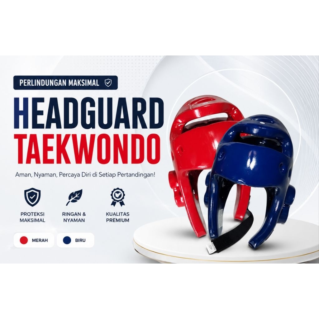 Head Guard Taekwondo - Karate - MMA - Boxing Pelindung Kepala Sparring ANAK - DEWASA PREMIUM QUALITY