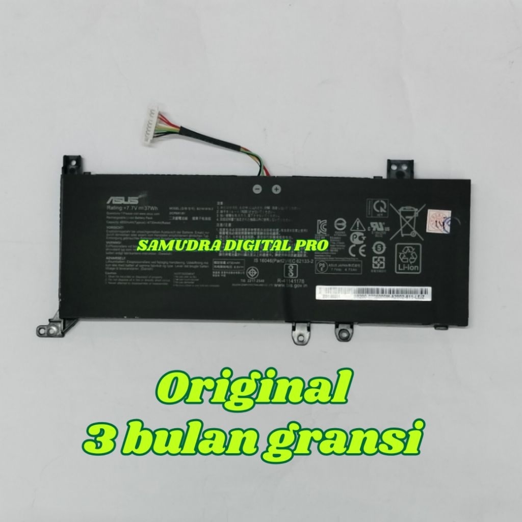 Baterai Laptop Asus Vivobook M509B M509BA C21N1818-3 original
