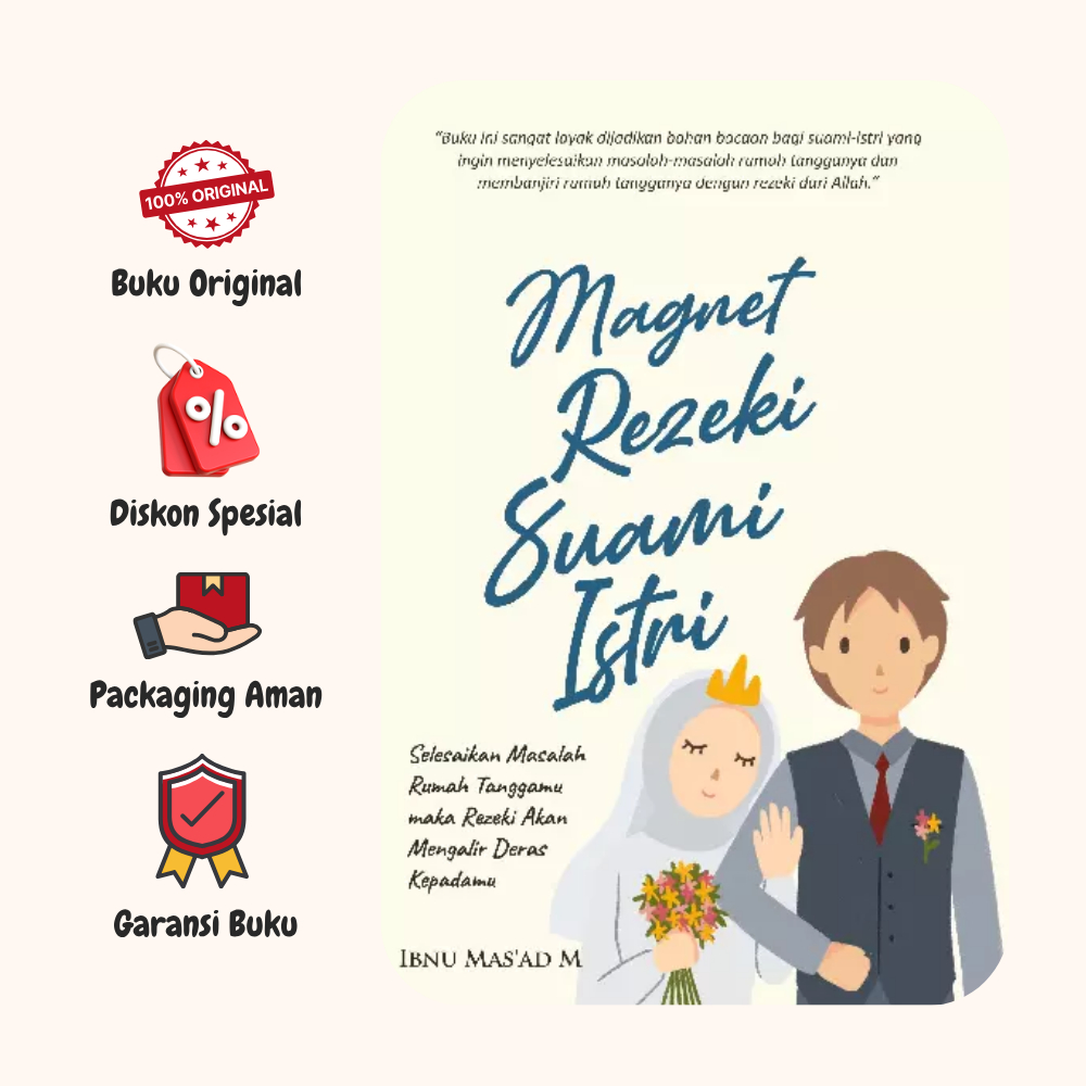 BUKU MAGNET REZEKI SUAMI ISTRI - IBNU MASAD - ARASKA - ORIGINAL - AN