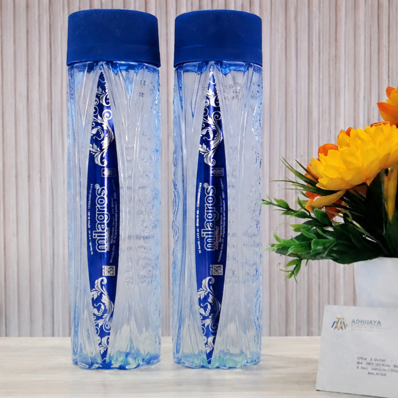 Milagros Air Alkali Alami 612 ml Original PH Tinggi - Air Kesehatan Minuman Sehat 1 Botol