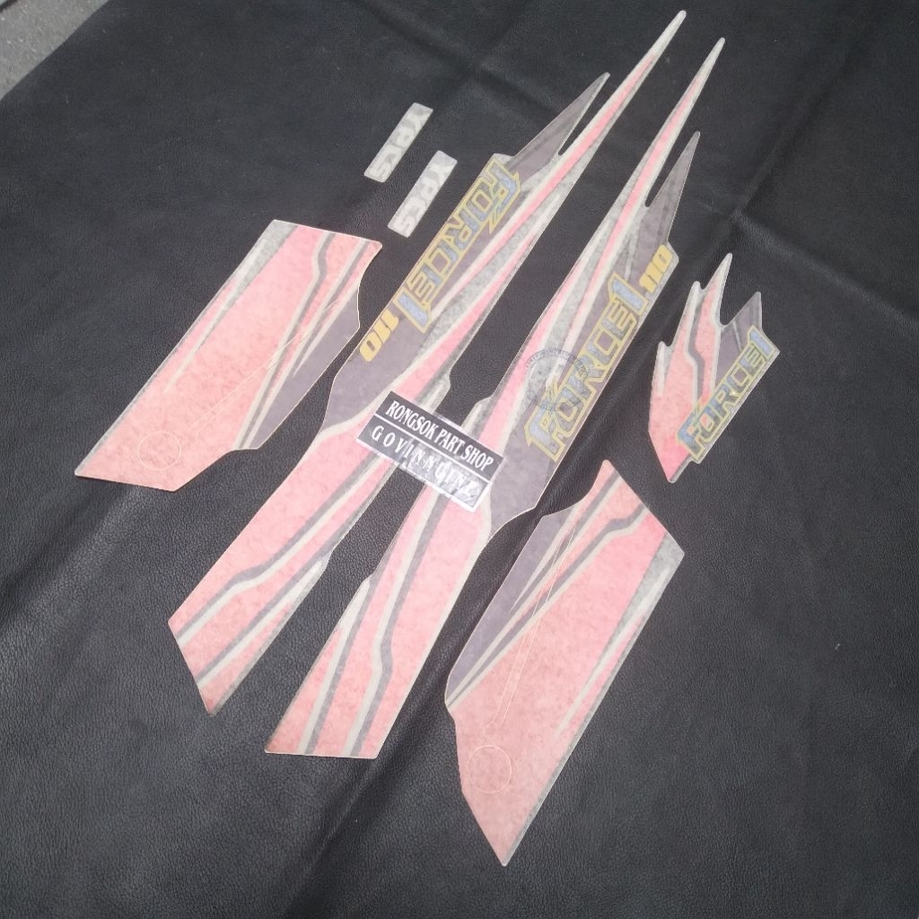 striping stiker sticker yamaha force1 force 1 poswan ori nos
