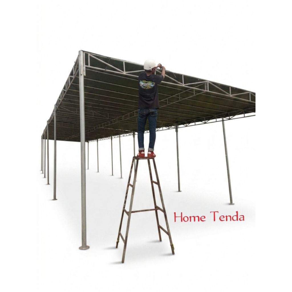 Rangka Tenda - tenda warga - tenda pesta