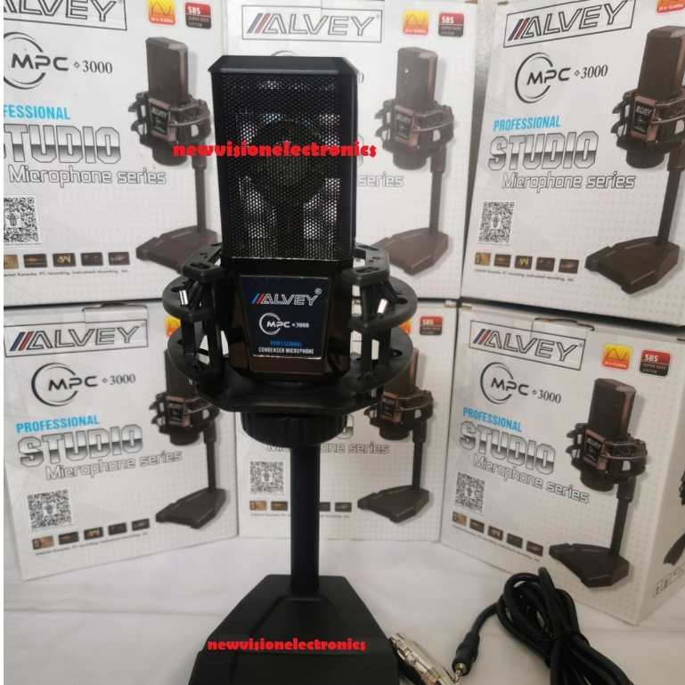 MIC PODCAST ALVEY MPC-3000/MIC LIVE STREAMING/MIC CONDENSER/MIC KONTEN
