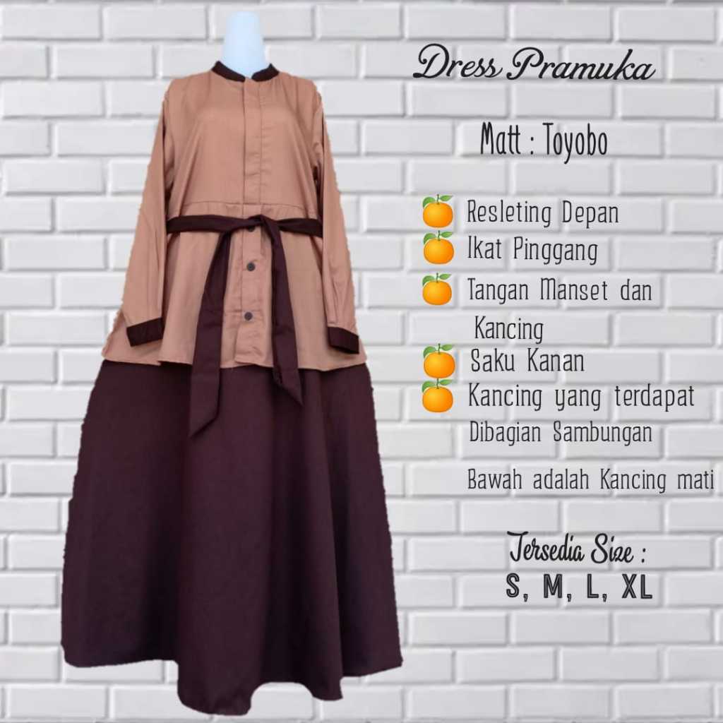 GAMIS & STELAN PRAMUKA TOYOBO ORI