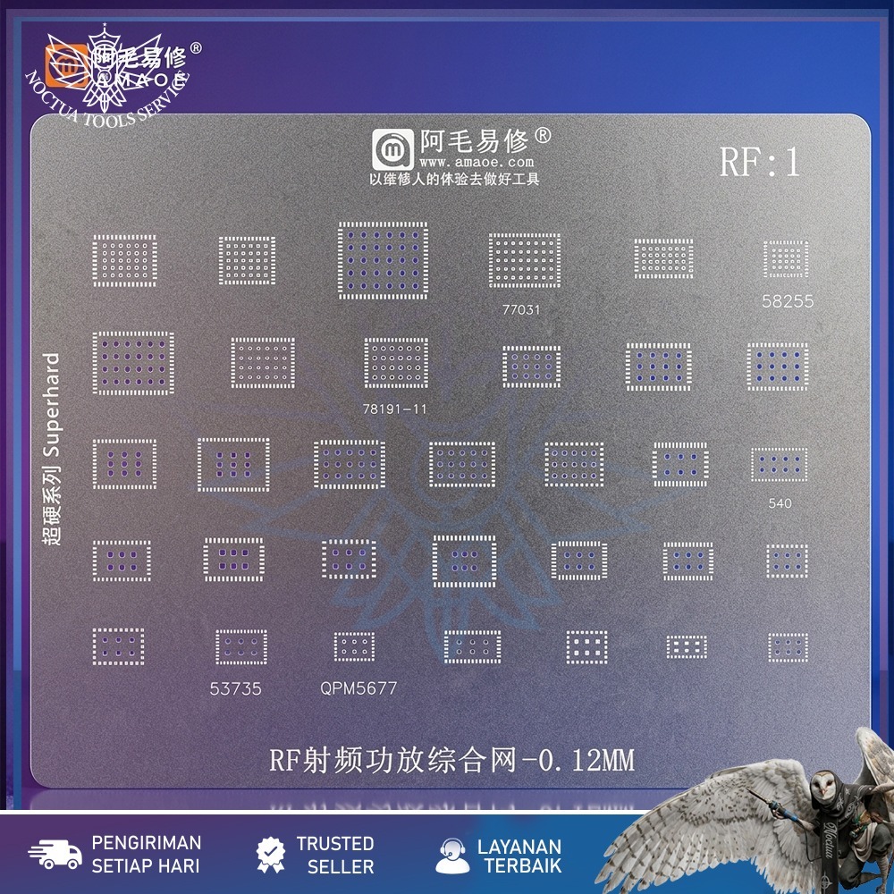 Plat Cetakan Amaoe RF:1 / Cetakan RF1 / Plat Cetakan Amaoe RF:2 / Plat Cetakan RF:3 Amaoe