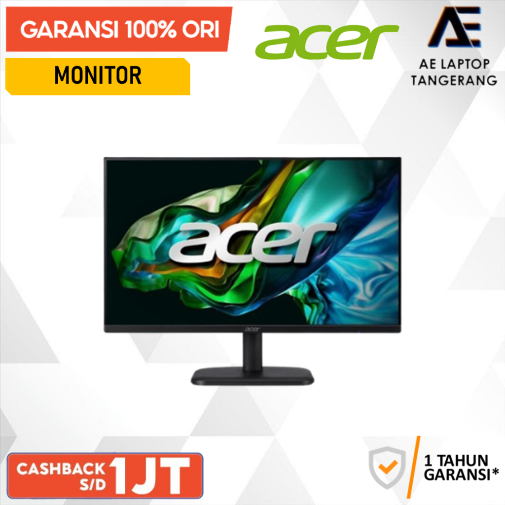 Acer Monitor 24 inch EK241Y IPS FHD 1080p 1ms 144Hz