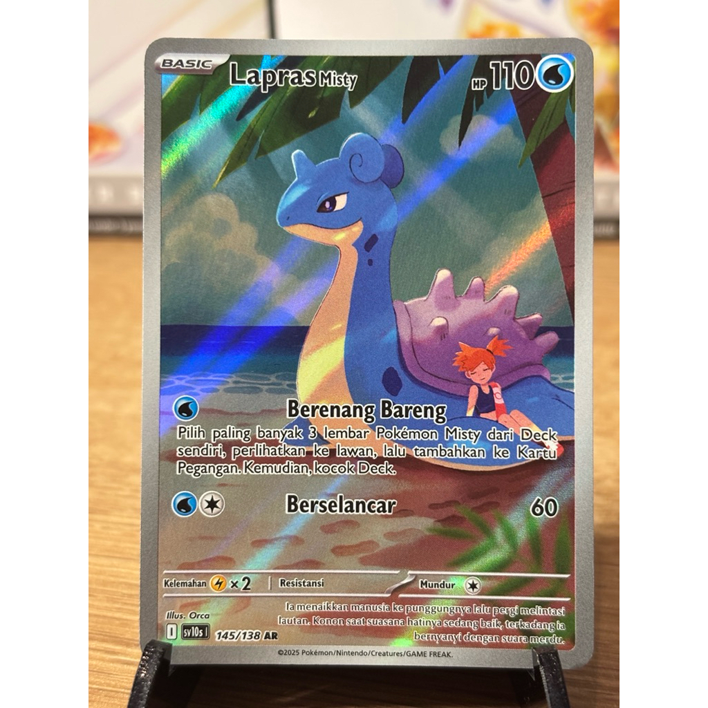 Lapras Misty #145 SV10S Kartu Pokemon TCG Indonesia
