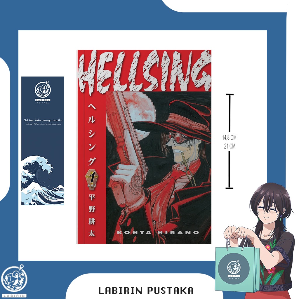 komik manga Hellsing Volume 01 (english)
